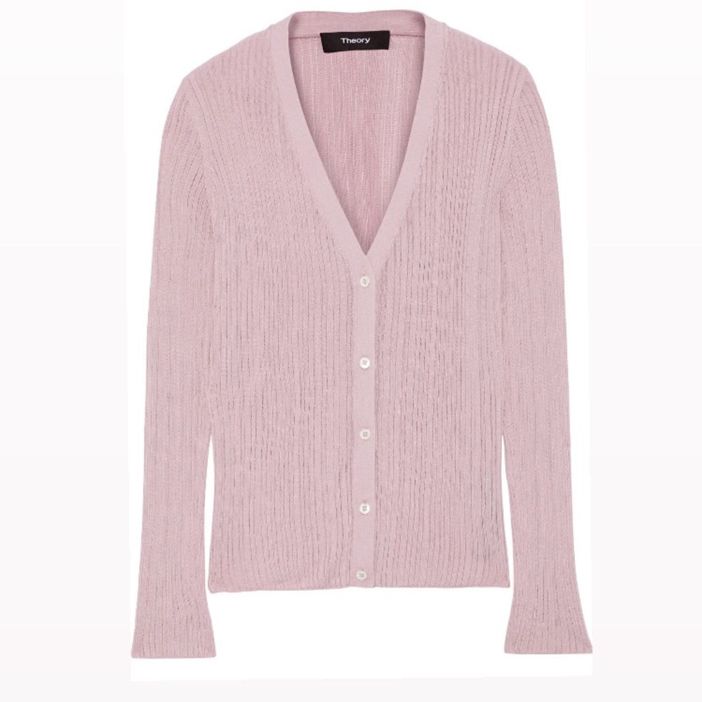 Theory Pointelle Cardigan